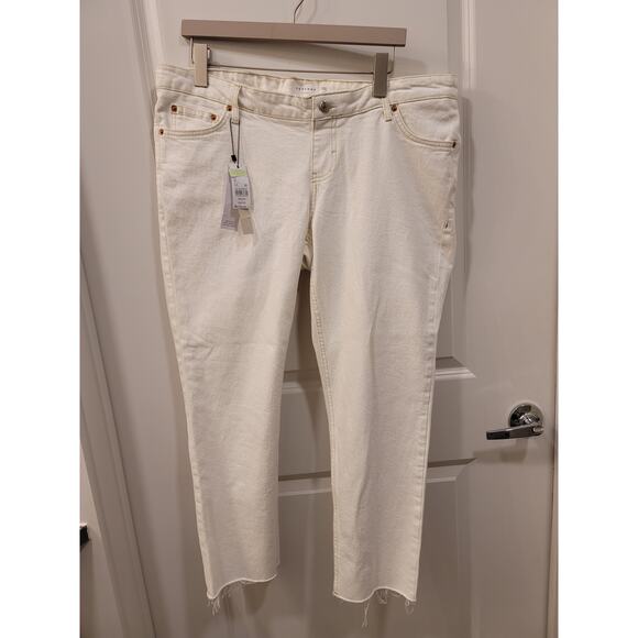 Topshop Maternity Straight Leg Jeans White - Picture 6 of 9